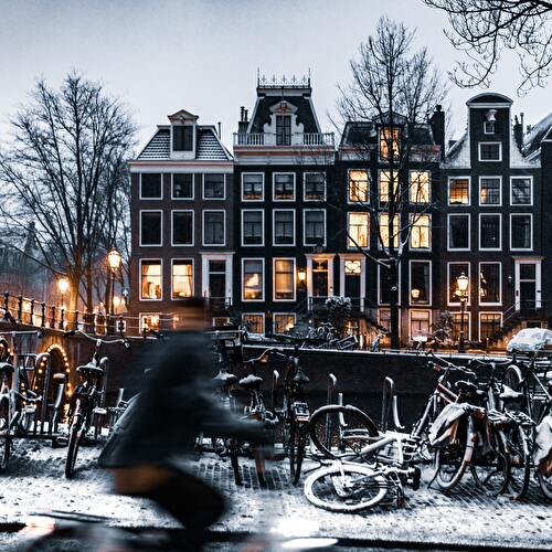 Geniet van de winter in Amsterdam